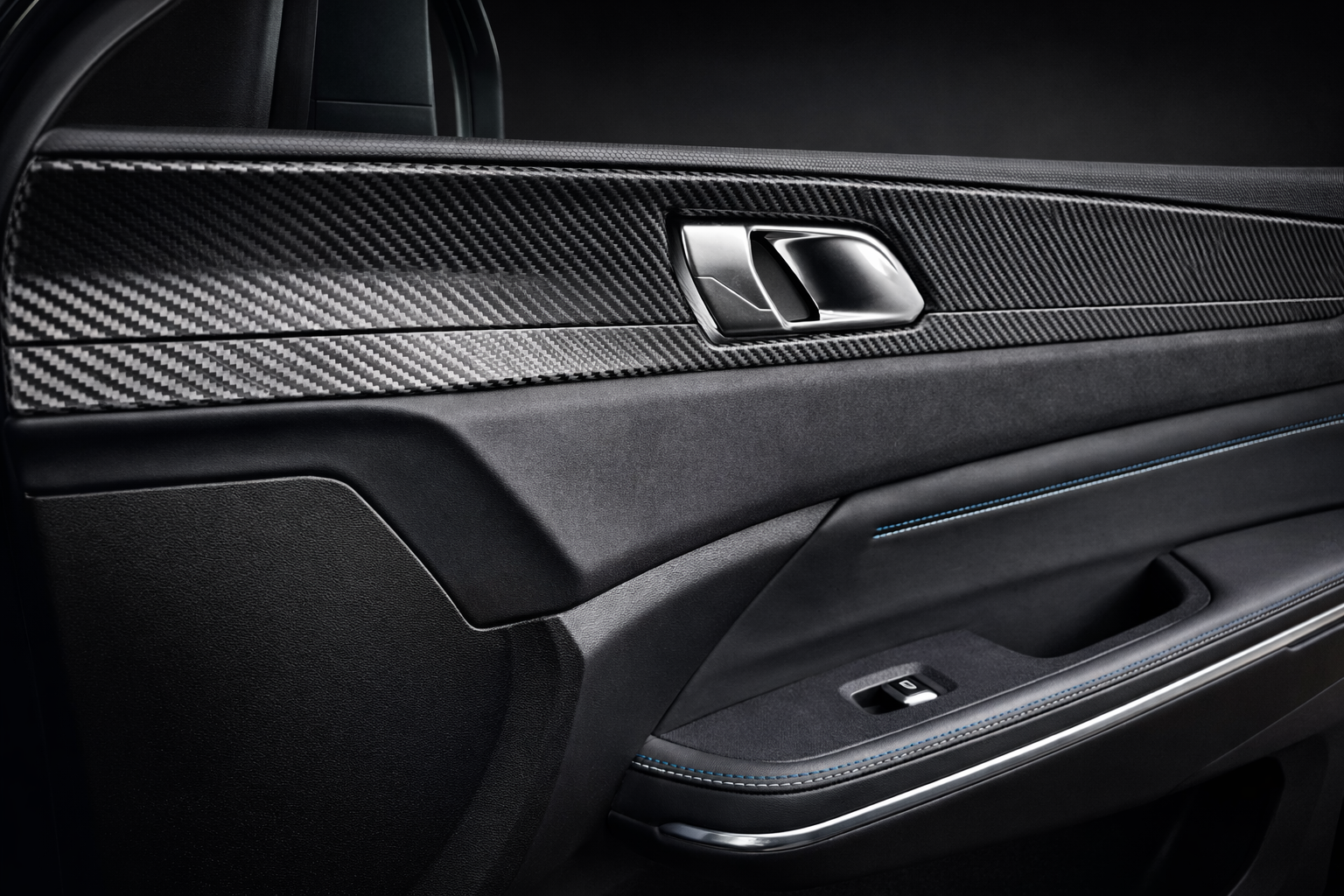 Overzicht deurpaneel Lynk & Co 2022 na interieur wrap door Masterwraps